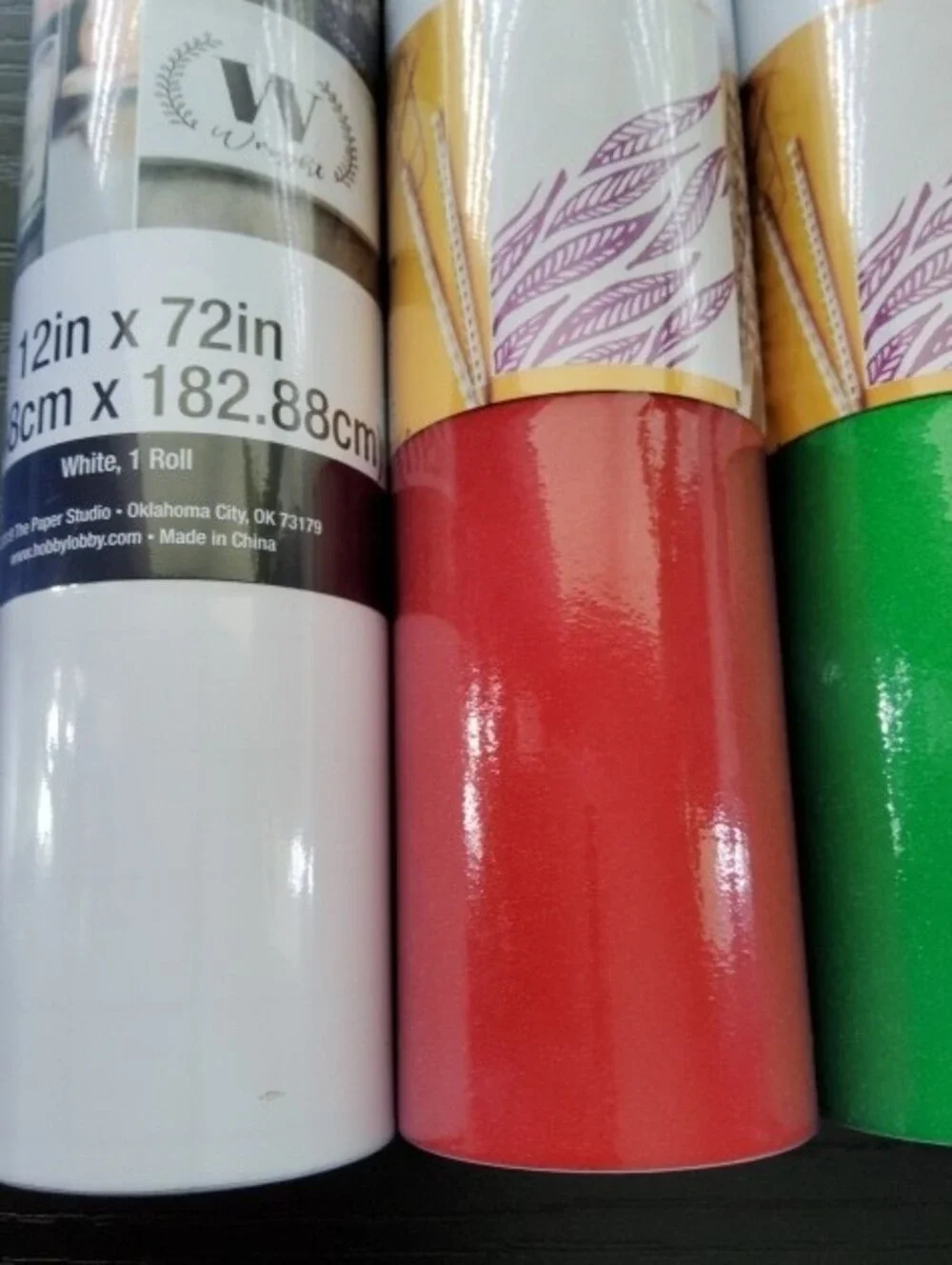 Cricut Premium Shimmer Vinyl Rolls Bundle Lot NIP